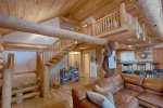 Custom built log cabin with all the amenities